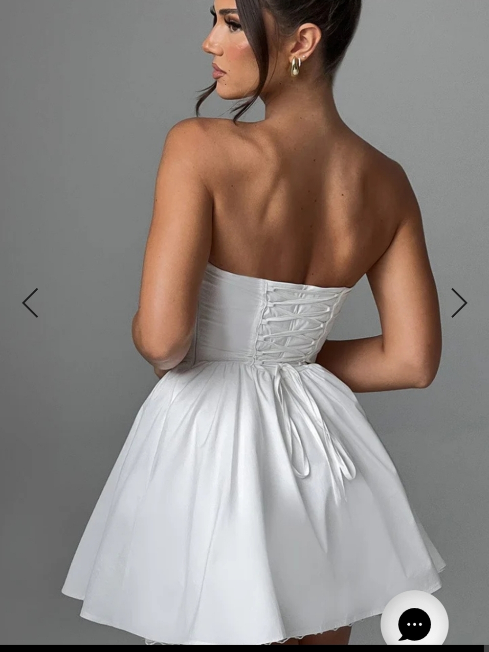 Babyboo Evie Mini Dress - Ivory - Picture 5 of 9
